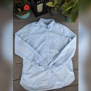 Light Blue Woman's Button-Up